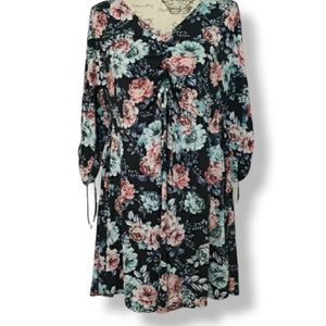 Ultra Flirt 1X blue floral extra long blou…